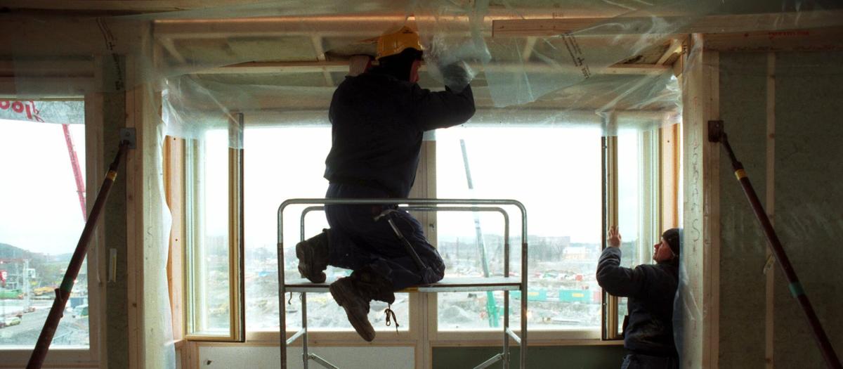 Bostadsbyggandet ökade andra kvartalet