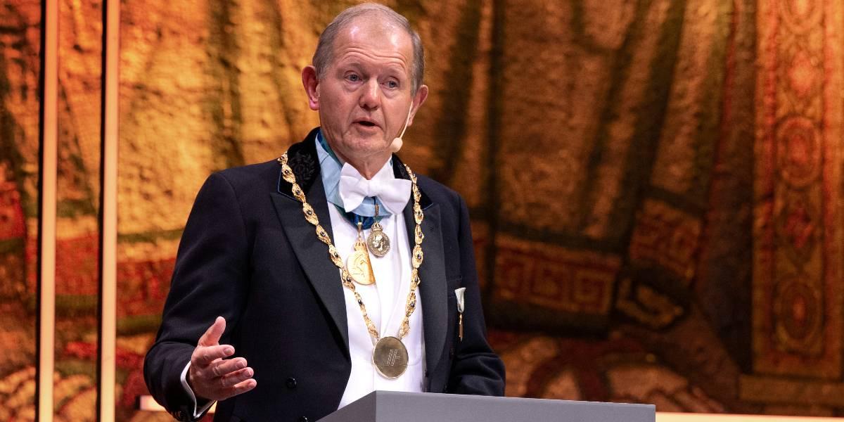 Marcus Wallenberg i talarstolen IVA