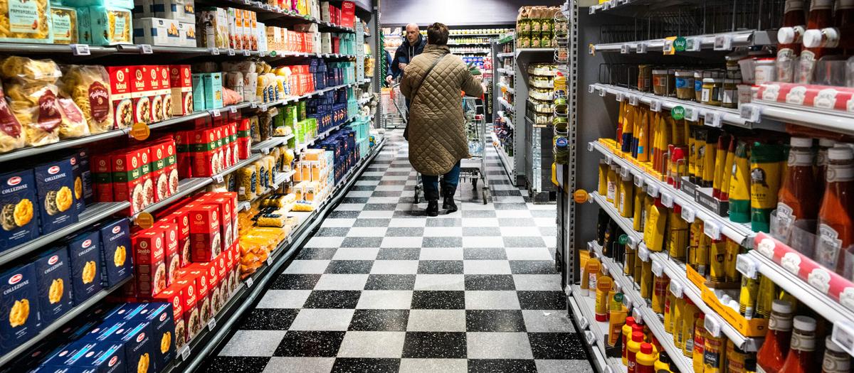 Livsmedelsbranschens rörelsemarginal halverad under halvåret